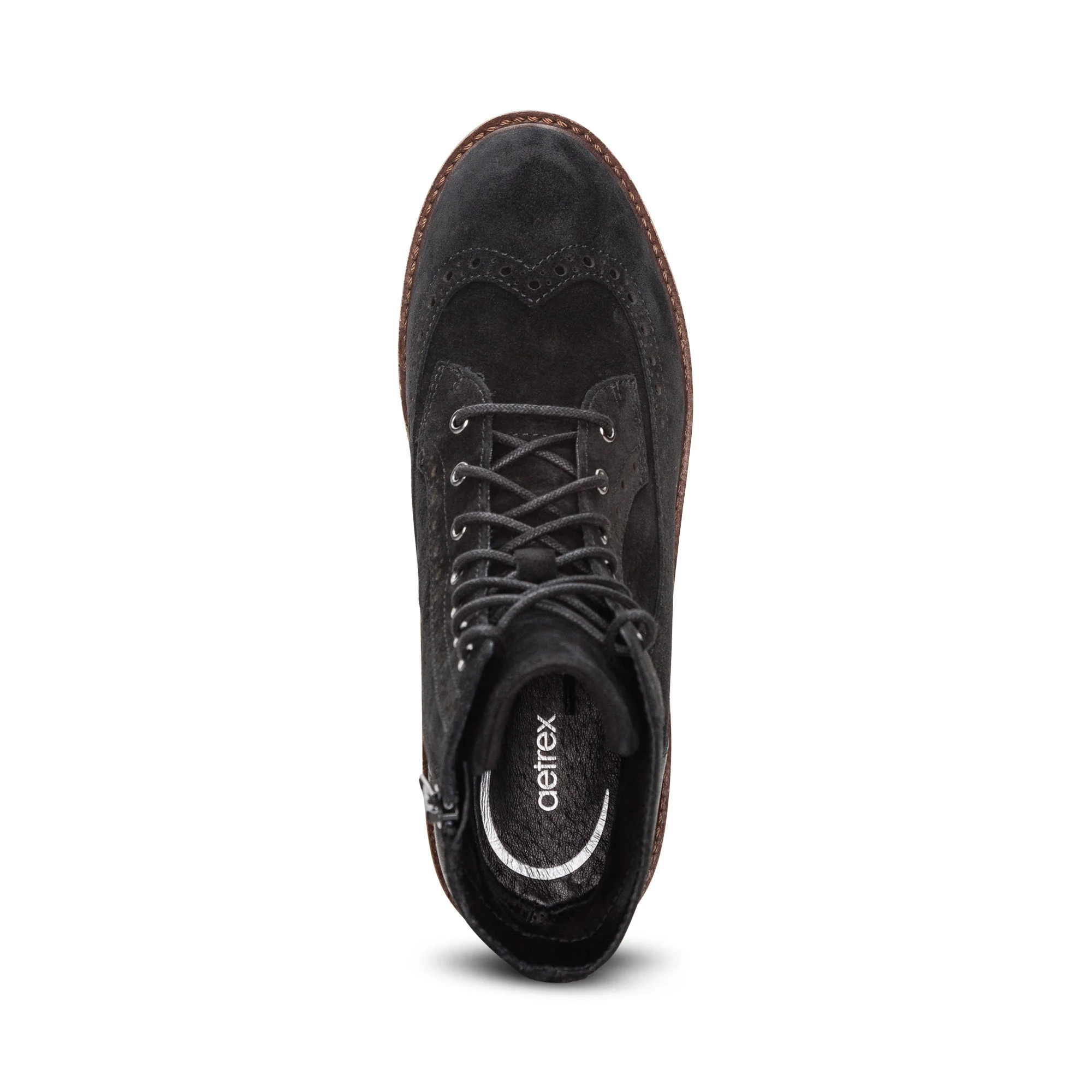 Margot Lace-Up Boot - Black - Image 5
