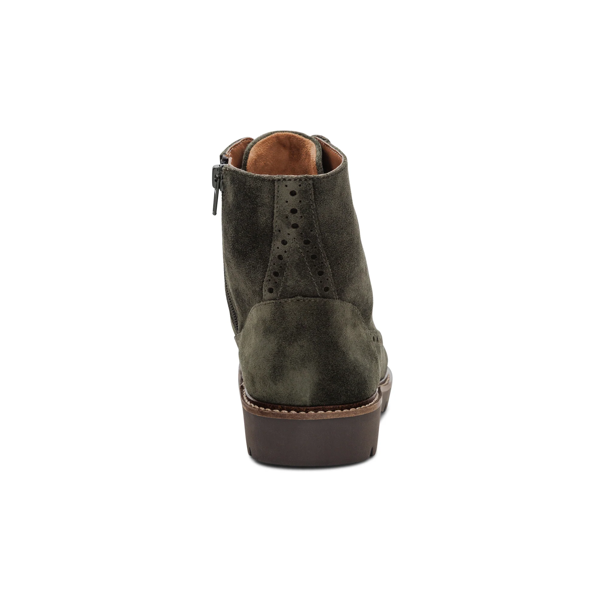 Margot Lace-Up Boot - Dark Green - Image 3