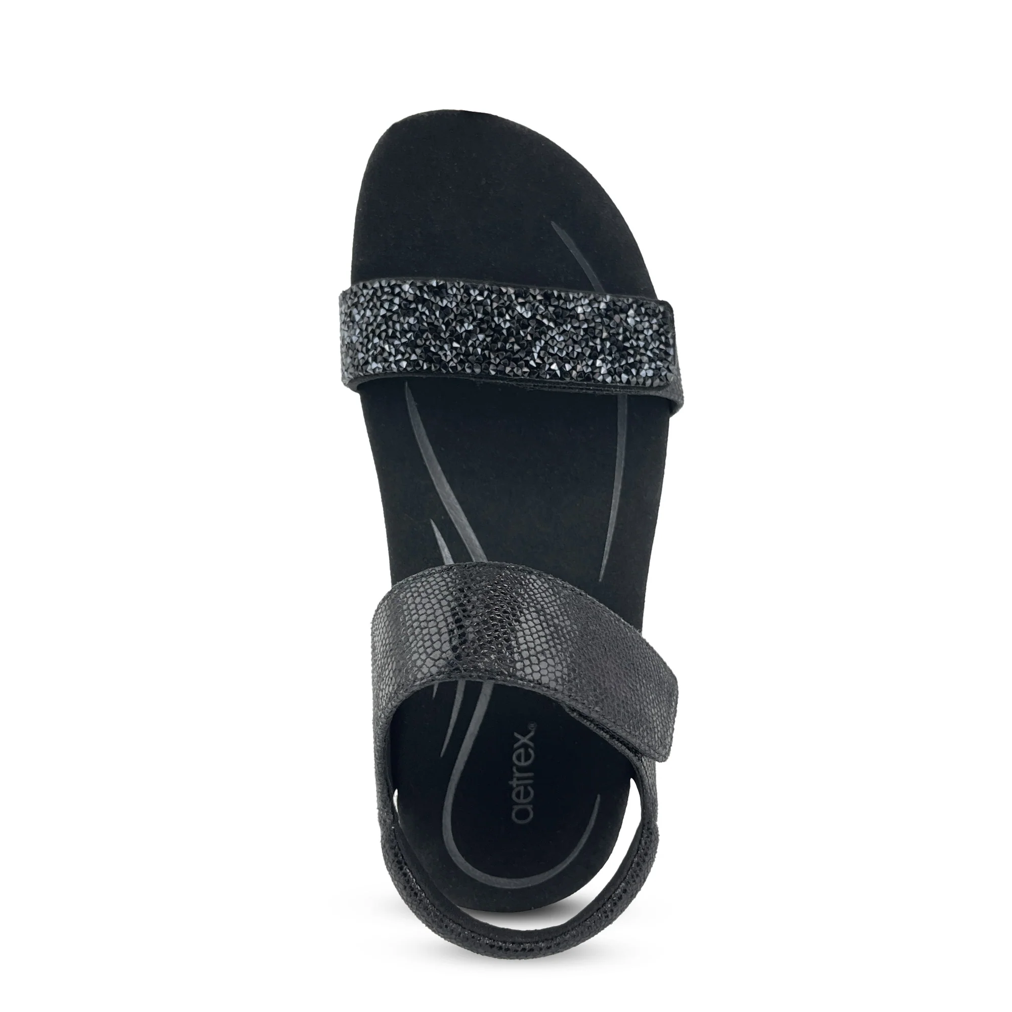 Maria Studded Quarter Strap - Jeweled Black - Image 5