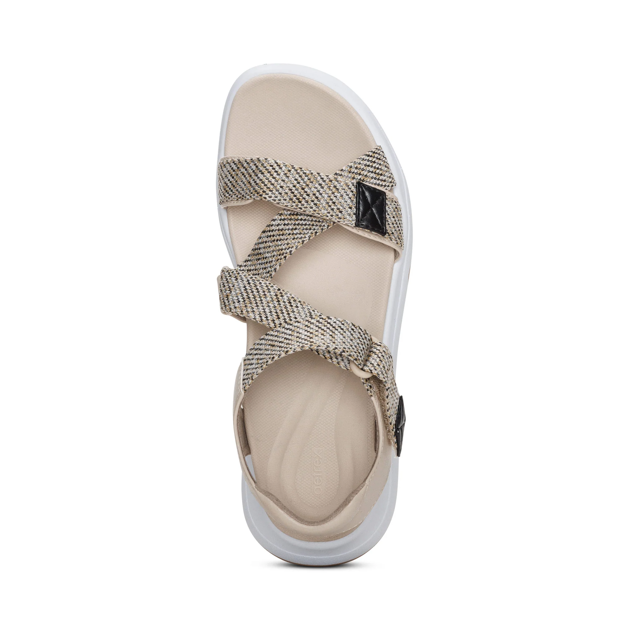 Marz Adjustable Sport Sandal - Beige - Image 5