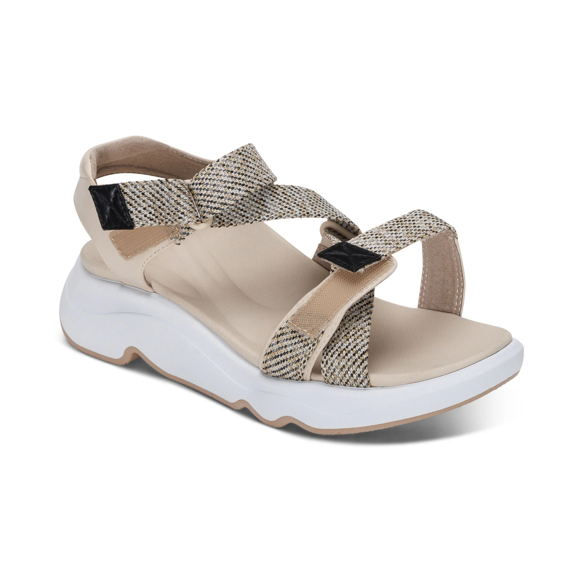 Marz Adjustable Sport Sandal - Beige - Image 8