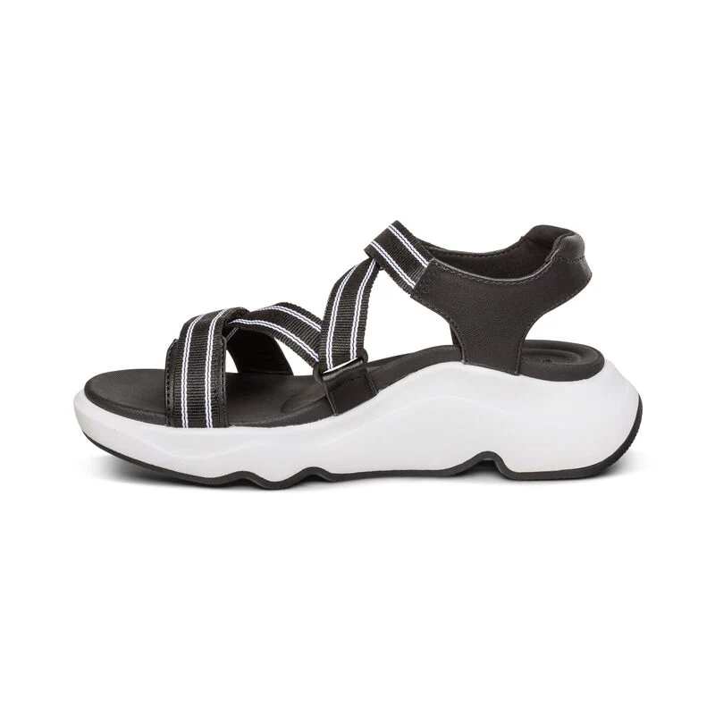 Marz Adjustable Sport Sandal - Black - Image 3