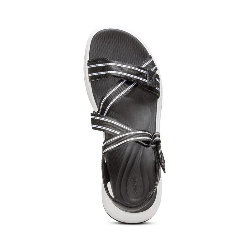 Marz Adjustable Sport Sandal - Black - Image 4