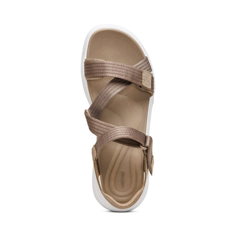 Marz Adjustable Sport Sandal - Taupe - Image 4