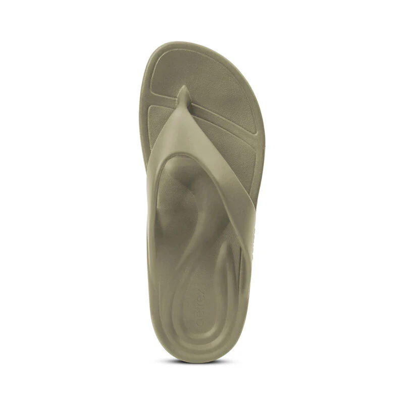 Maui Orthotic Men's Flips - Army - Image 5