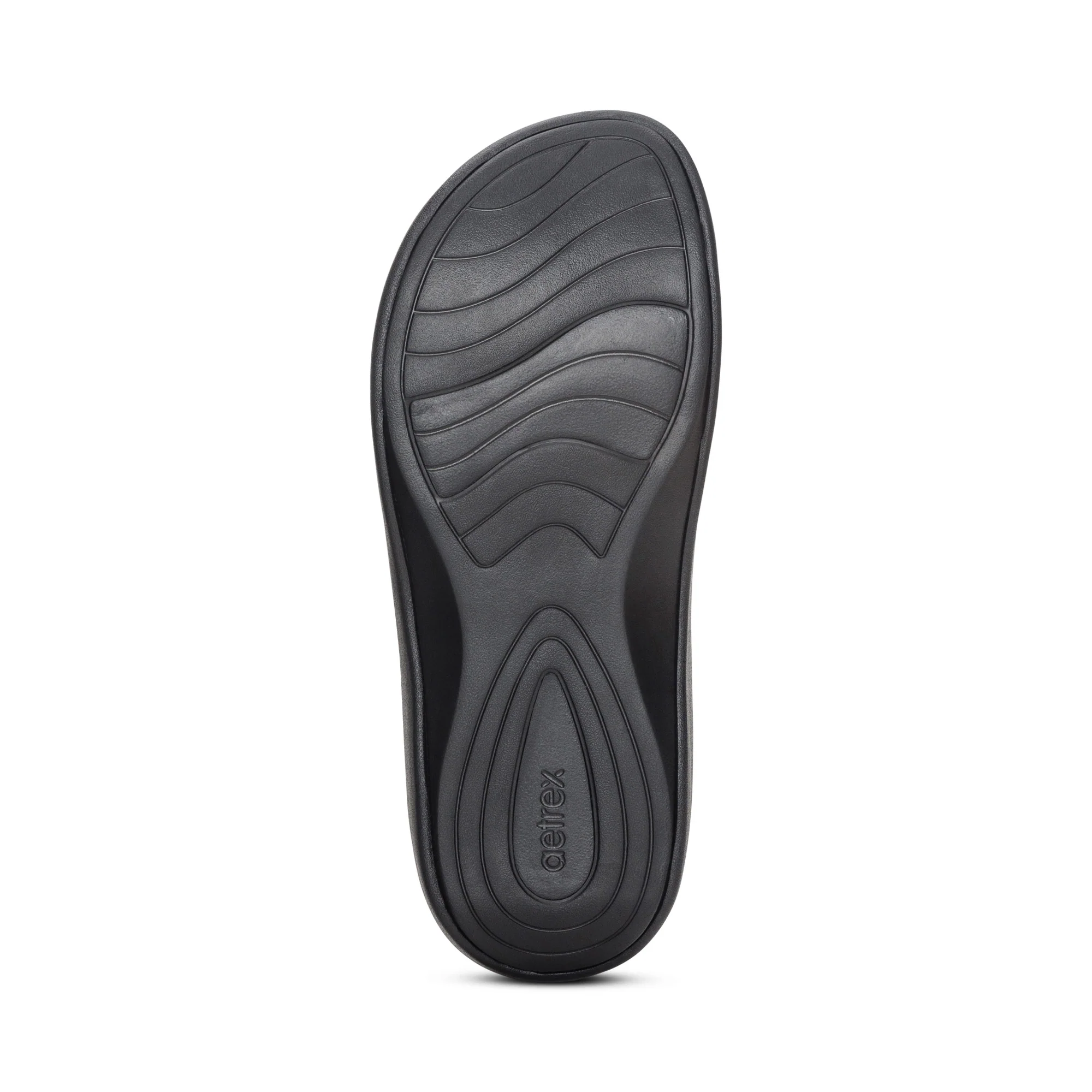 Maui Orthotic Women's Flips - Black Gloss - Image 6