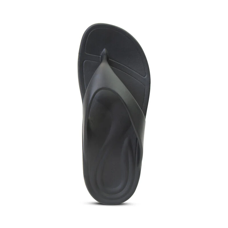 Maui Orthotic Men's Flips - Black - Image 5