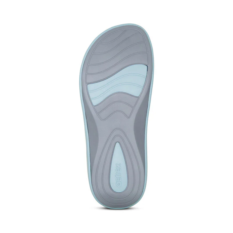 Maui Orthotic Women's Flips - Blue - Image 6