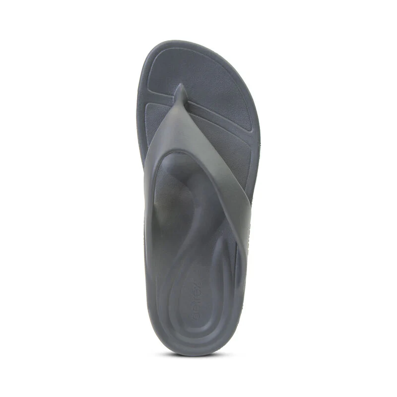 Maui Orthotic Men's Flips - Charcoal - Image 5