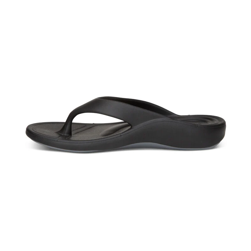 Maui Orthotic Women's Flips - Matte Black - Image 4