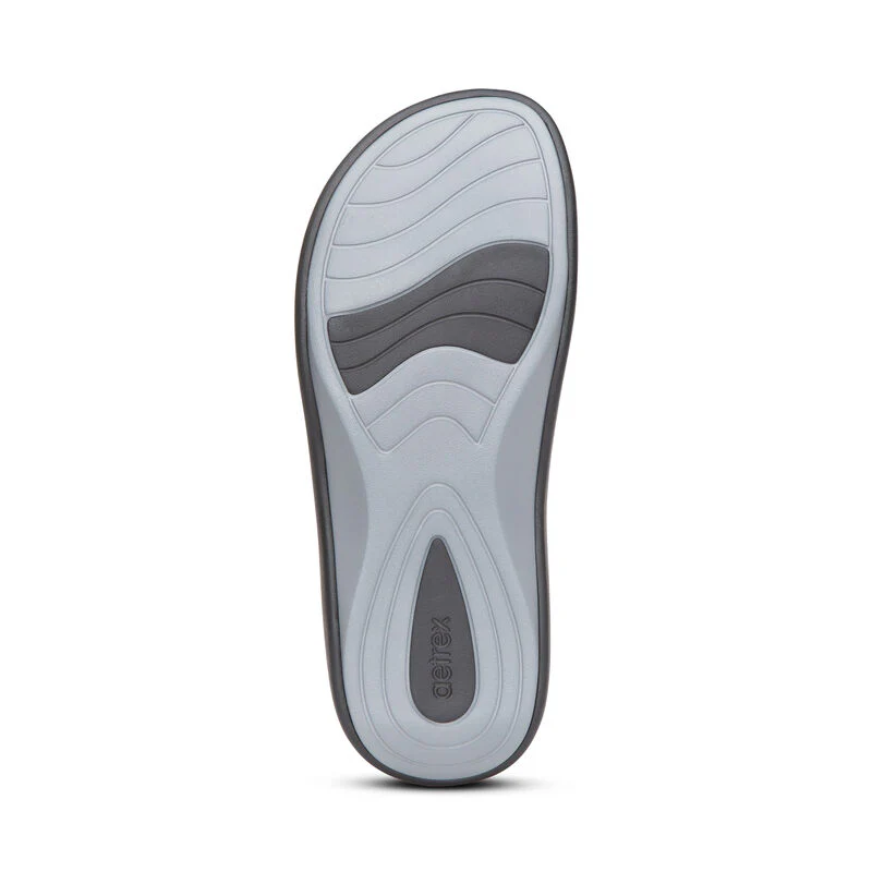 Maui Orthotic Women's Flips - Matte Black - Image 6
