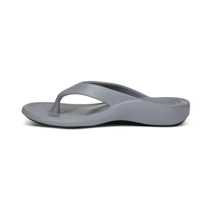 Maui Orthotic Women's Flips - Matte Grey - Image 4
