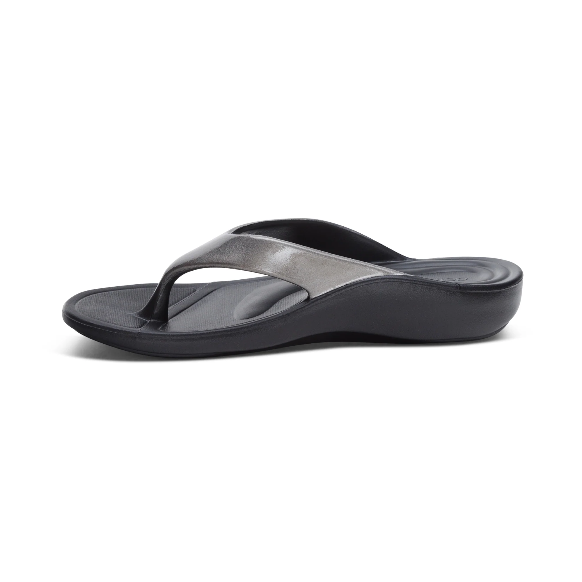 Maui Orthotic Women's Flips - Pewter Metallic - Image 4