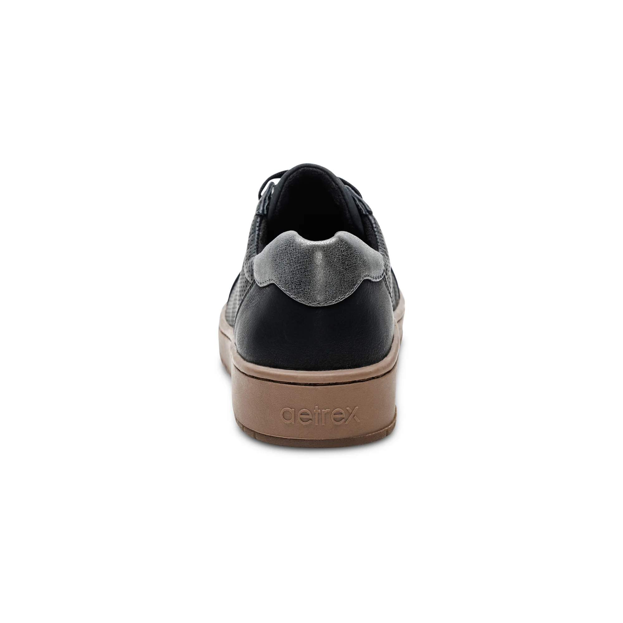 Michaela Lace-Up Sneaker - Black/Brown - Image 3