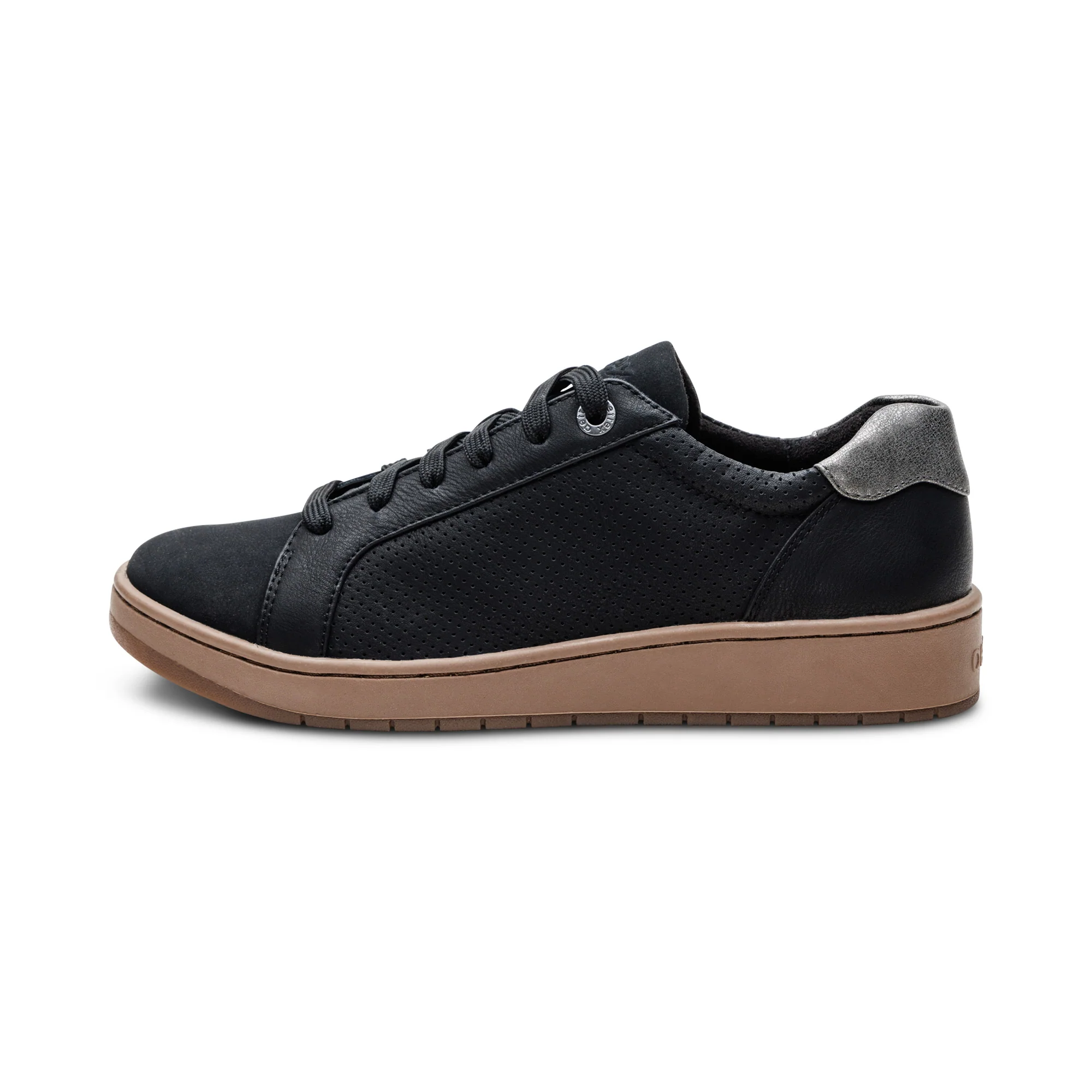 Michaela Lace-Up Sneaker - Black/Brown - Image 4