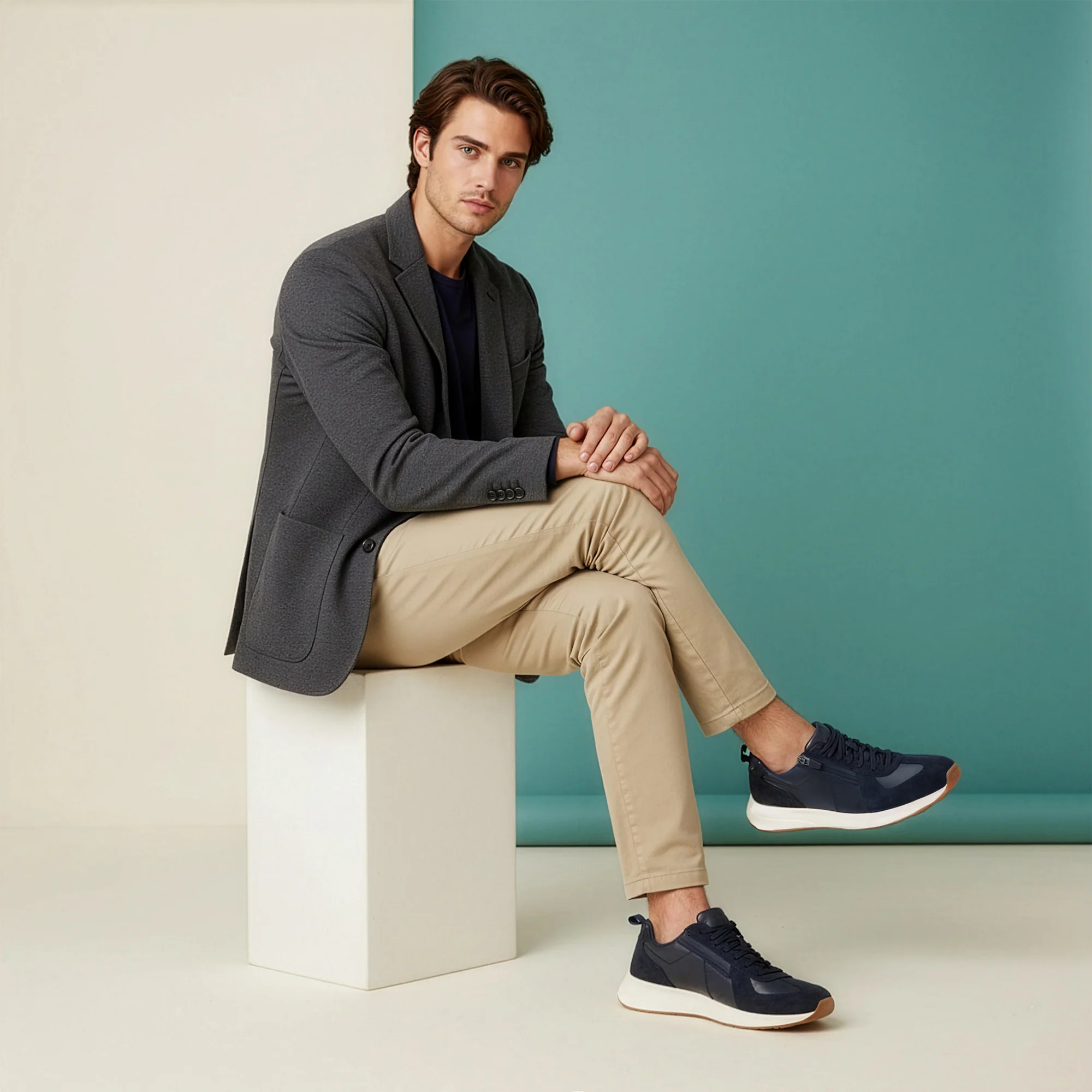 Miles Arch Support Sneaker - Navy - Image 8
