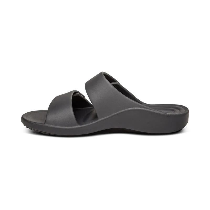 Milos Orthotic Men's Slides - Black - Image 3