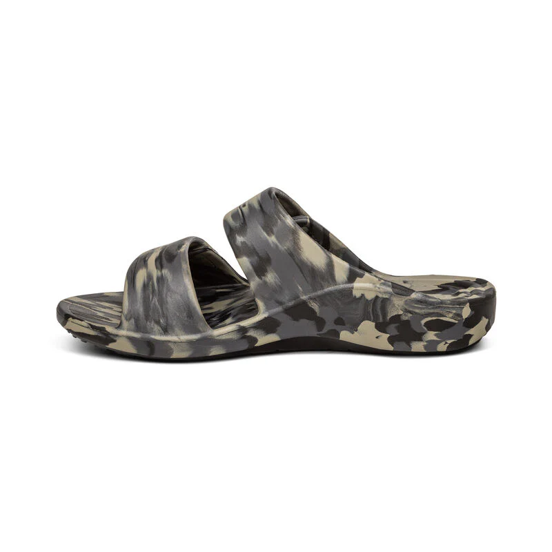Milos Orthotic Men's Slides - Green Camo - Image 3