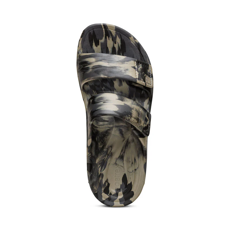Milos Orthotic Men's Slides - Green Camo - Image 4