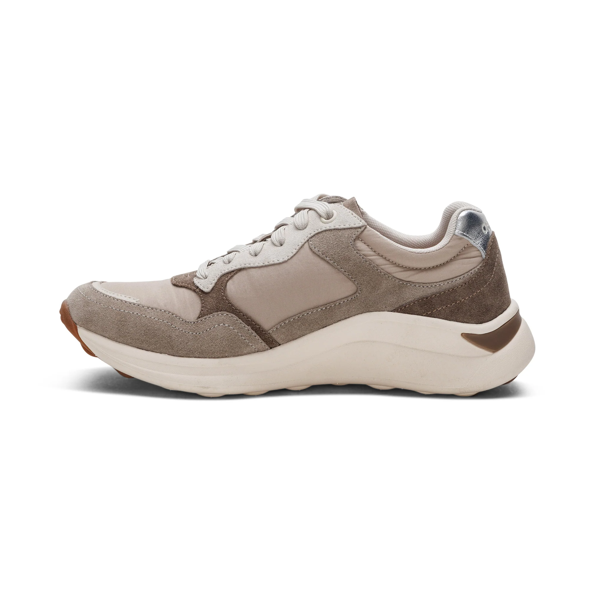 Molly Lace-Up Sneaker - Taupe - Image 4