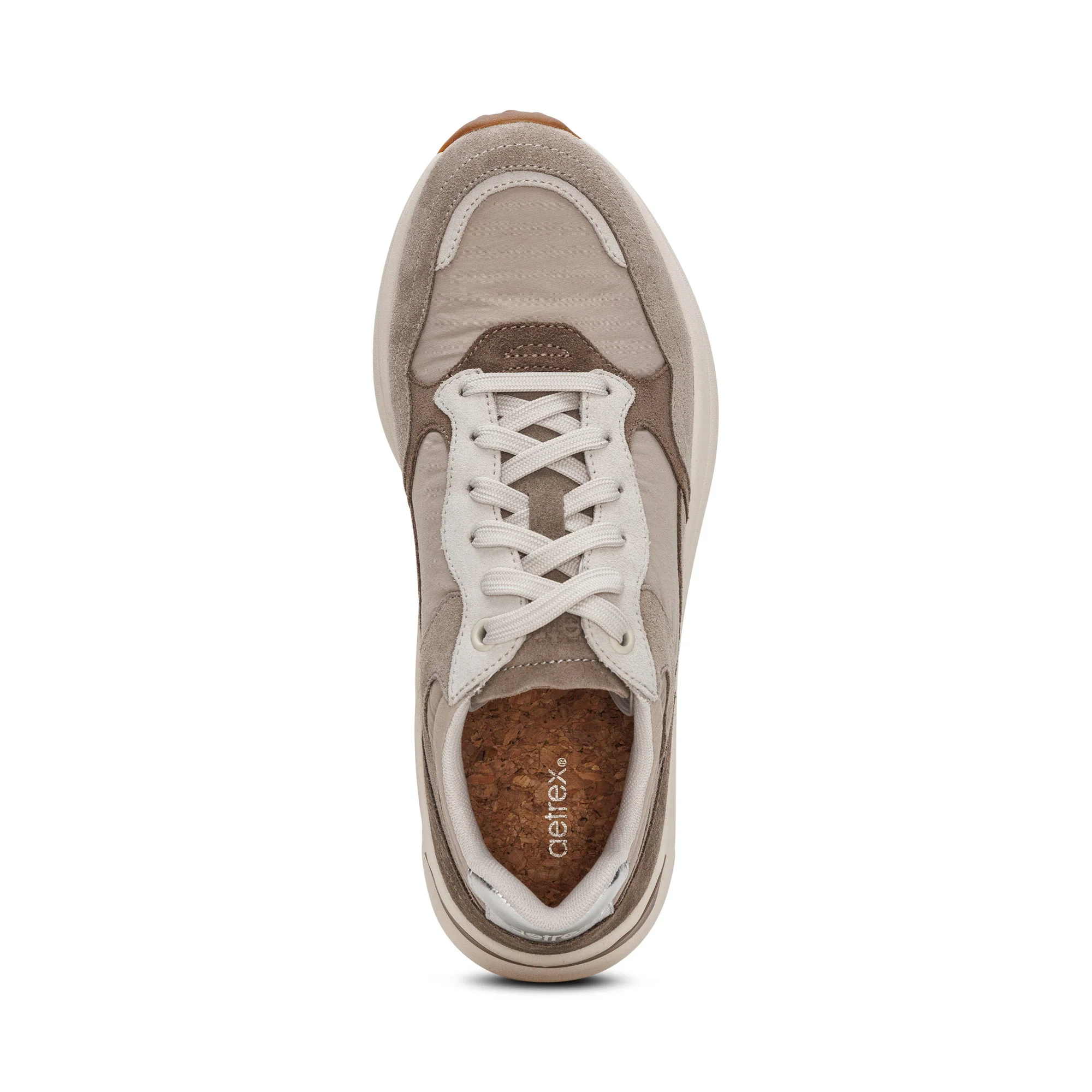 Molly Lace-Up Sneaker - Taupe - Image 5