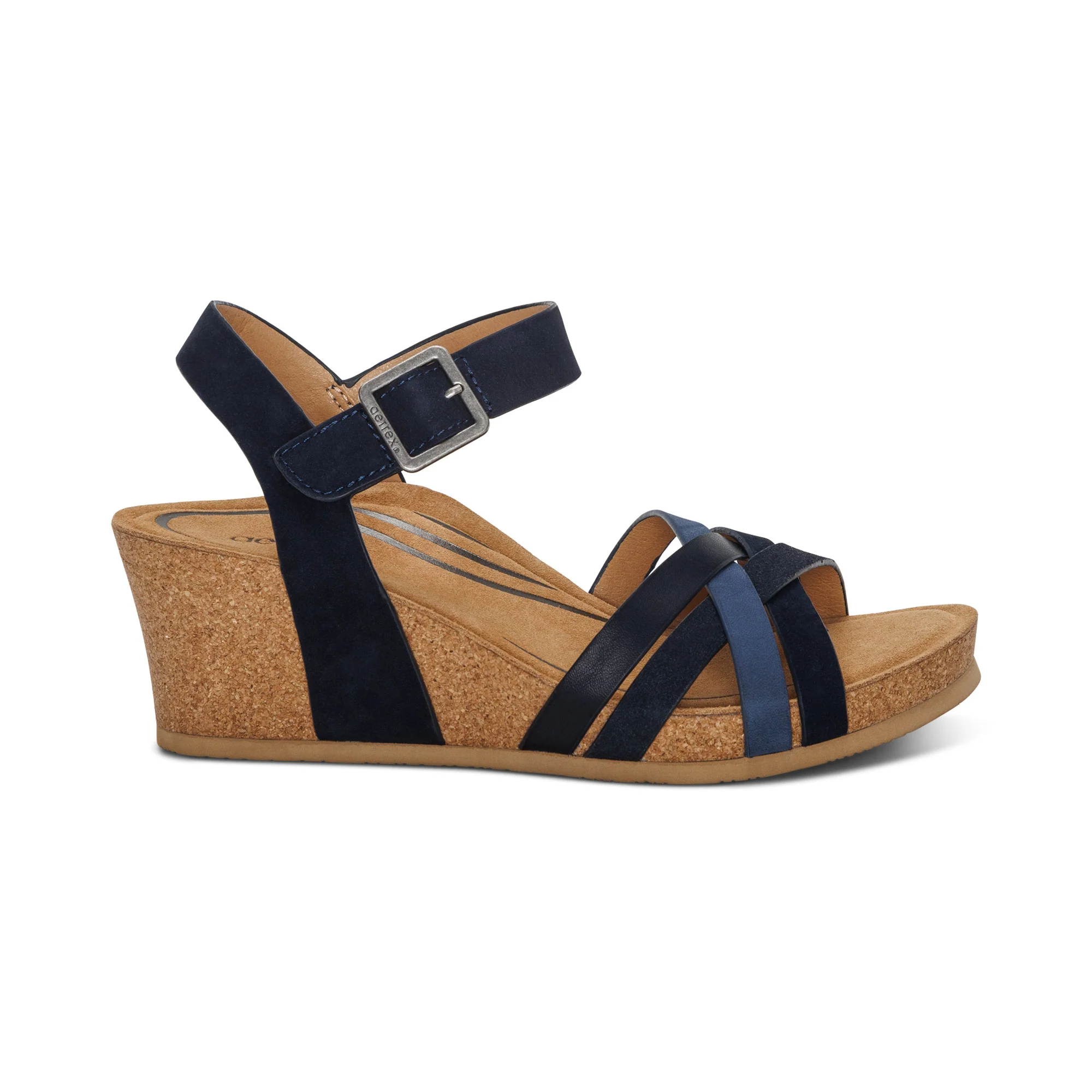 Noelle Arch Support Wedge - Navy - Image 2