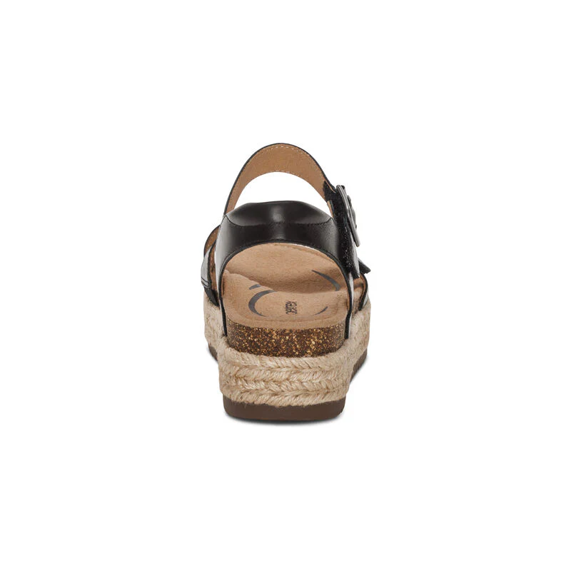 Paula Arch Support Platform Sandal - Black - Image 3