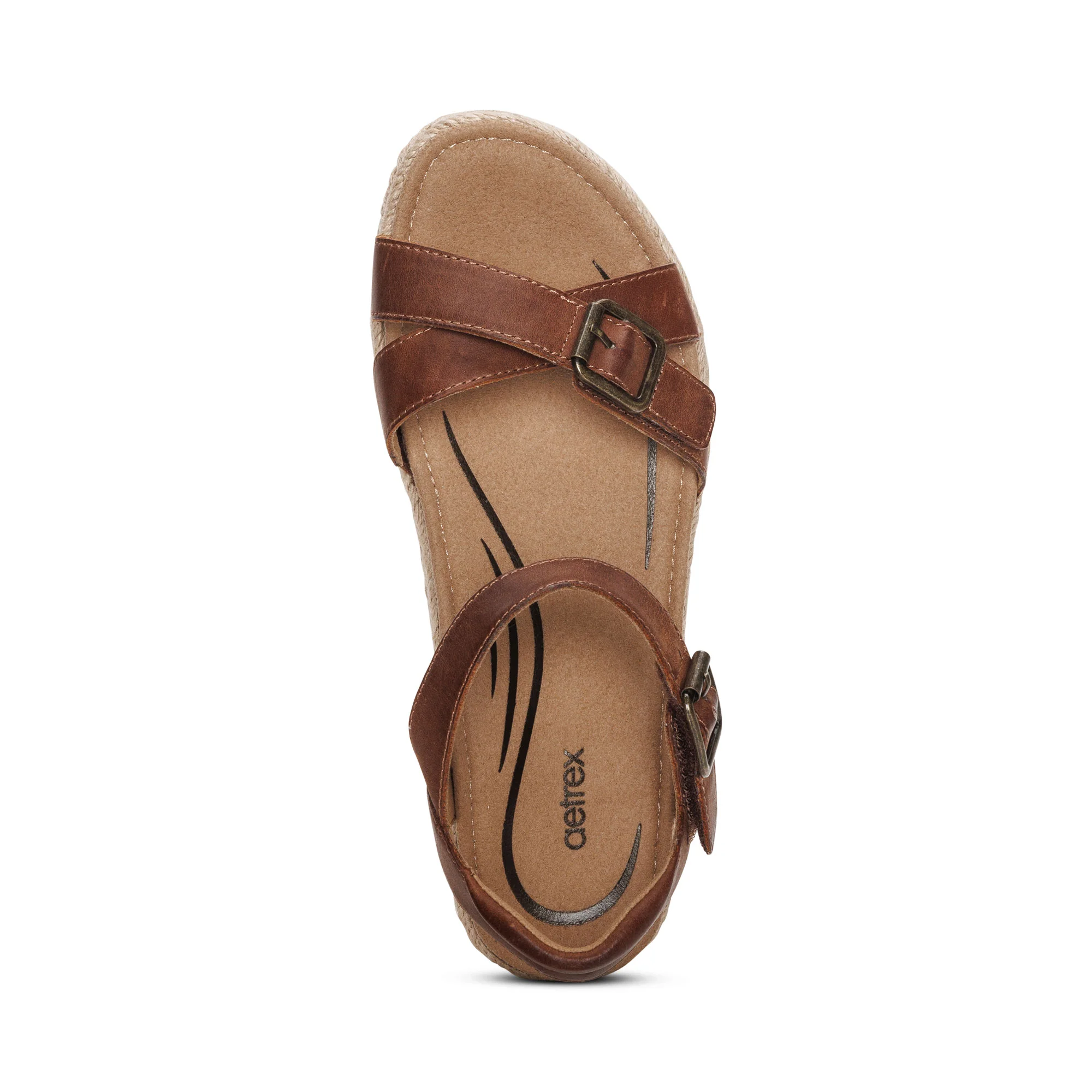 Paula Arch Support Platform Sandal - Walnut - Image 5