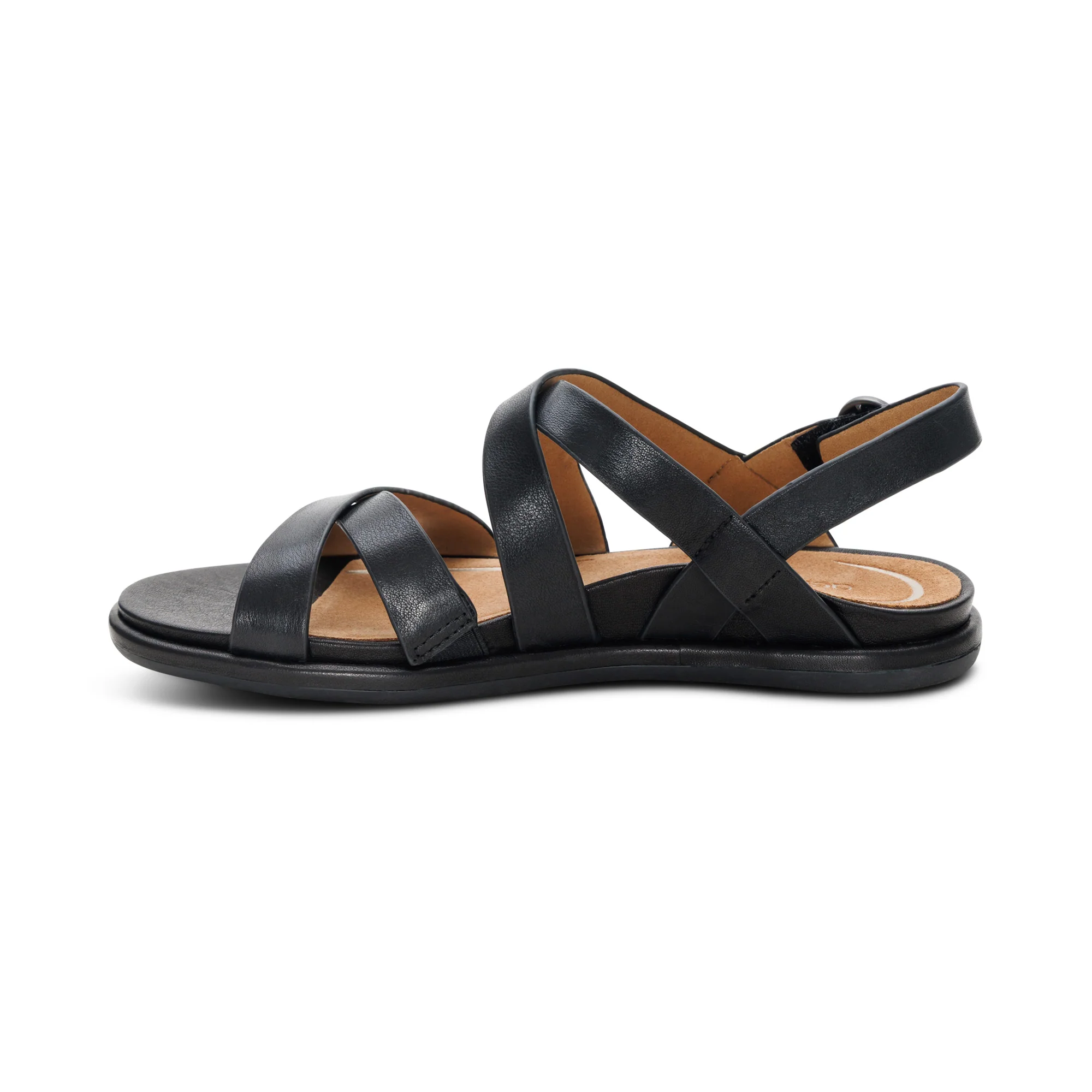 Piper Arch Support Strap Sandal - Black - Image 4