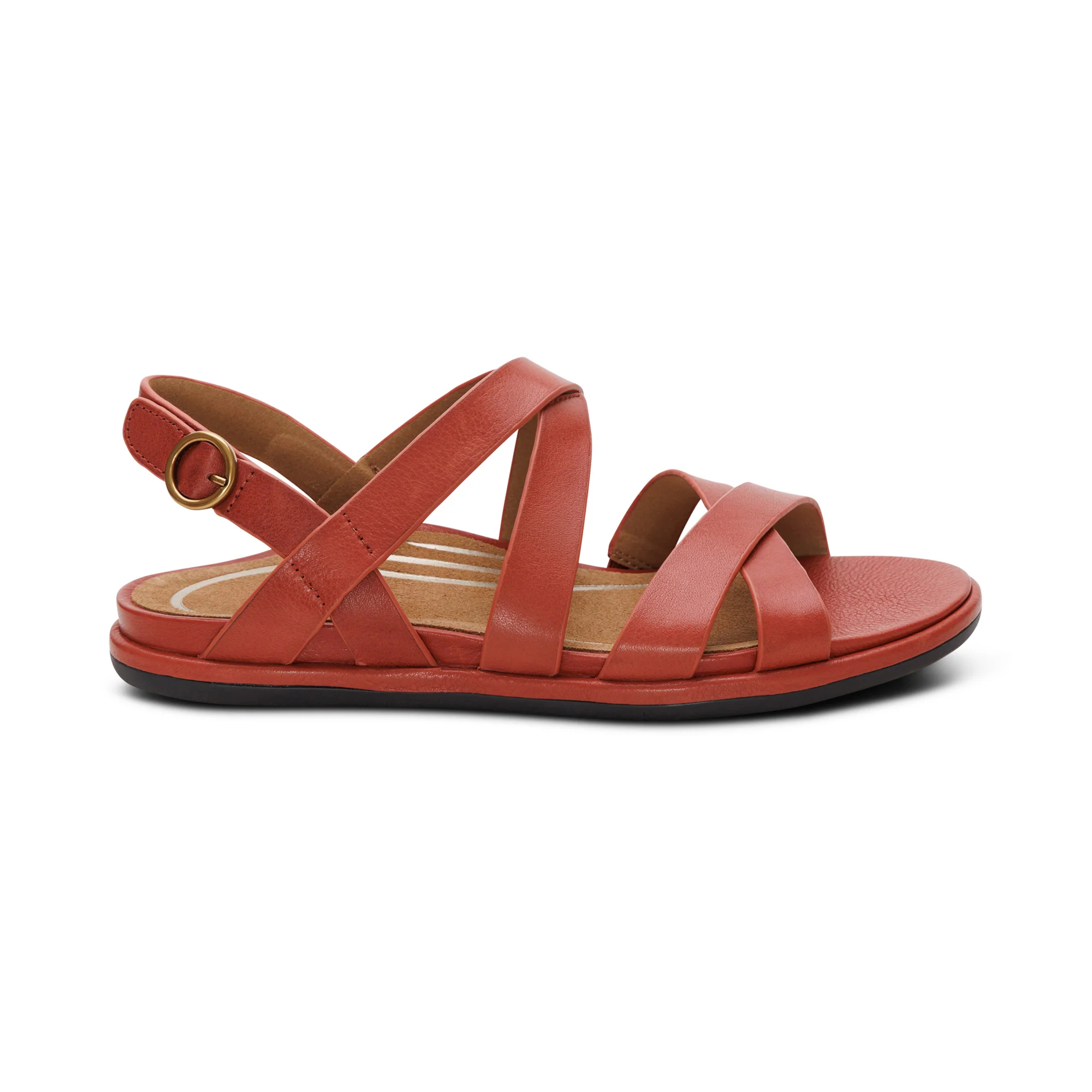 Piper Arch Support Strap Sandal - Terracotta - Image 2