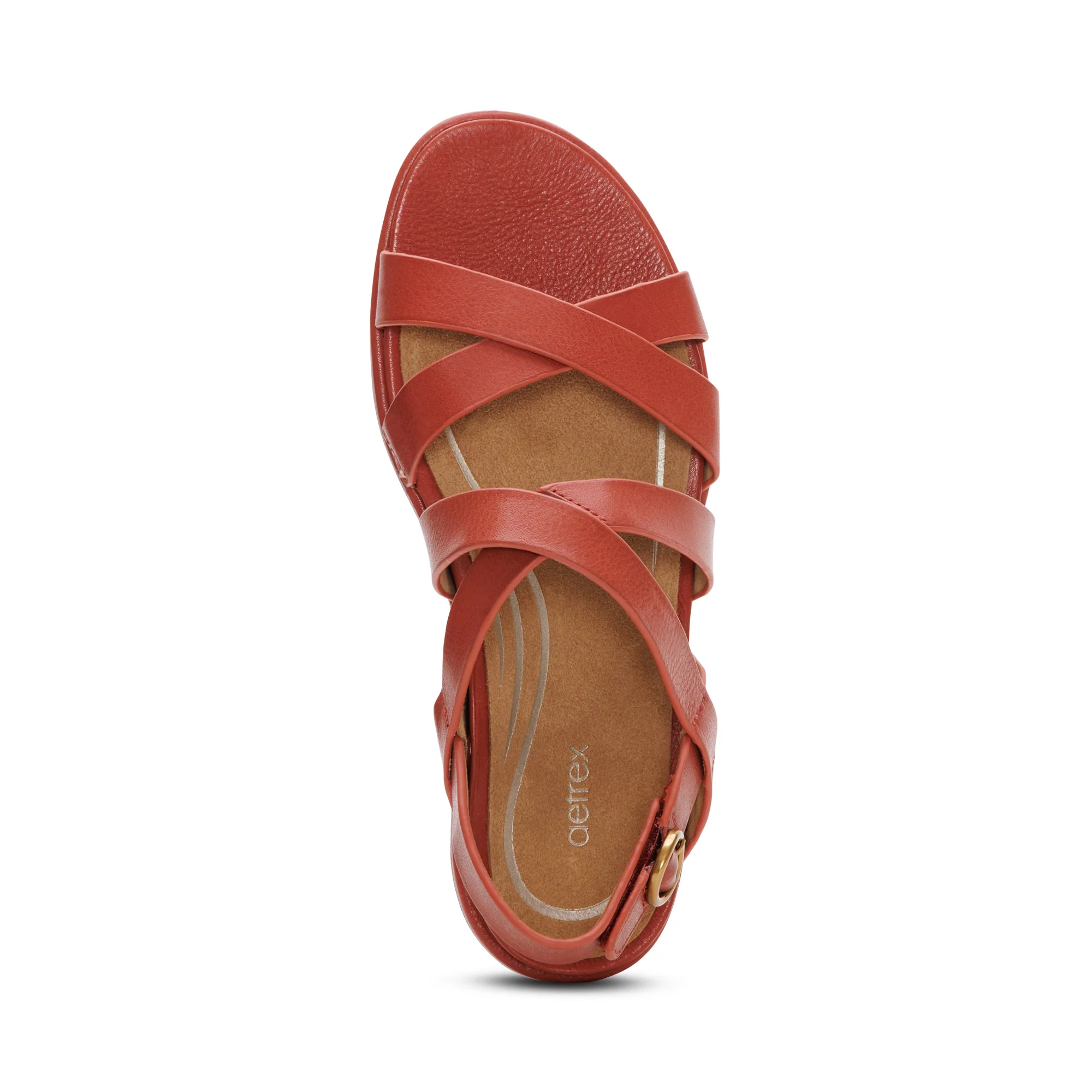 Piper Arch Support Strap Sandal - Terracotta - Image 5