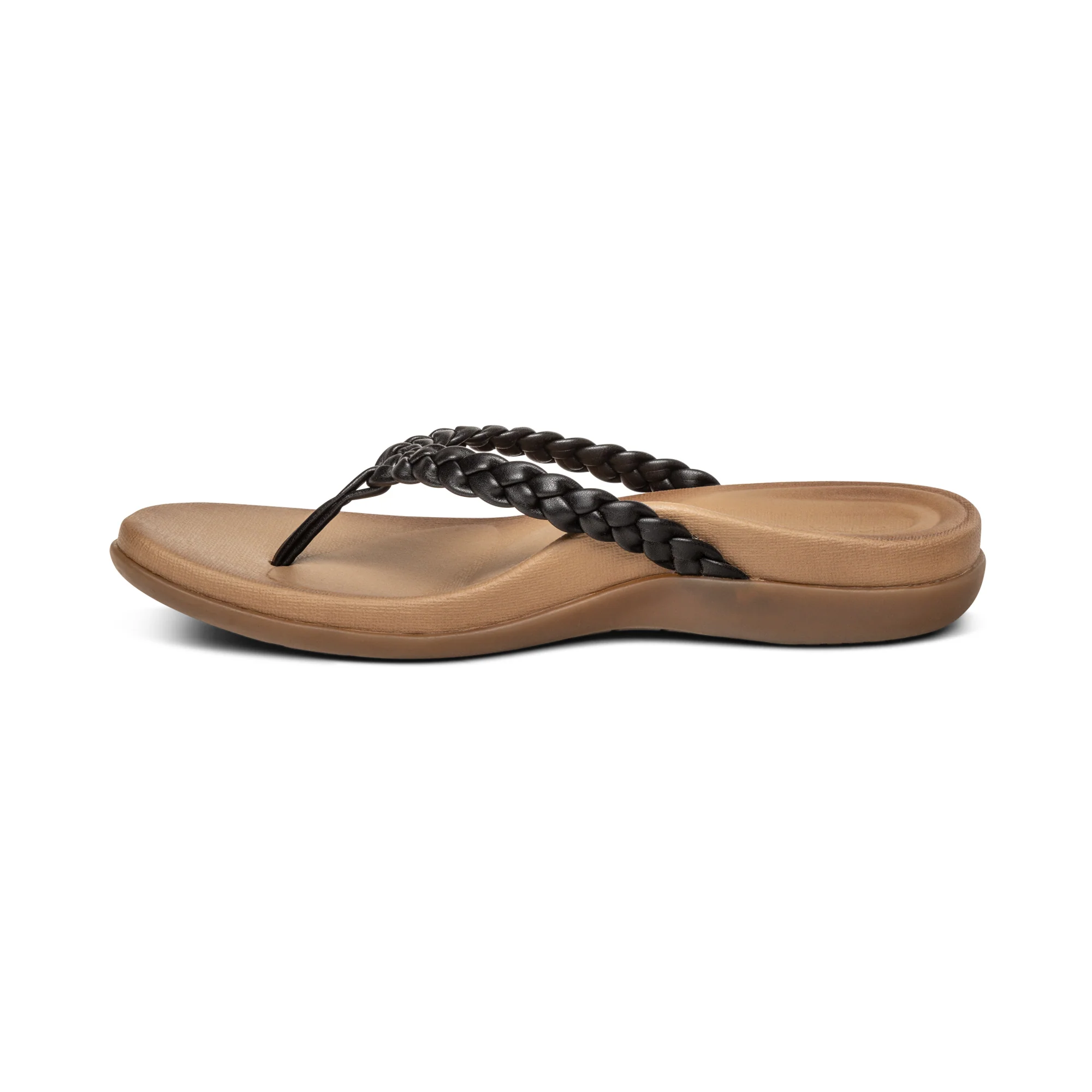 Rachel Thong Sandal - Black - Image 3