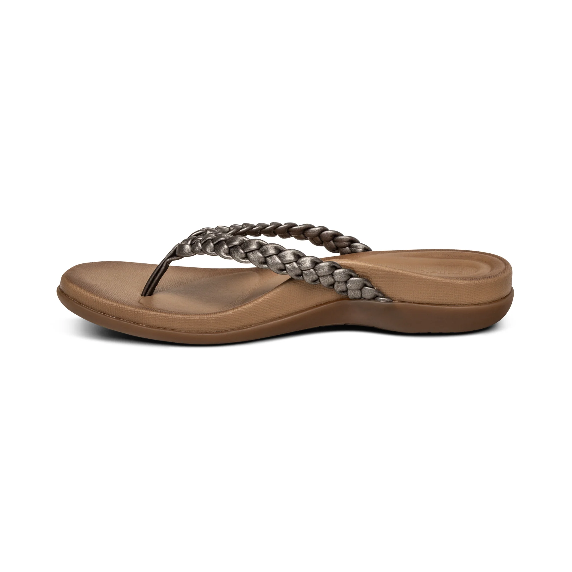 Rachel Thong Sandal - Pewter - Image 3