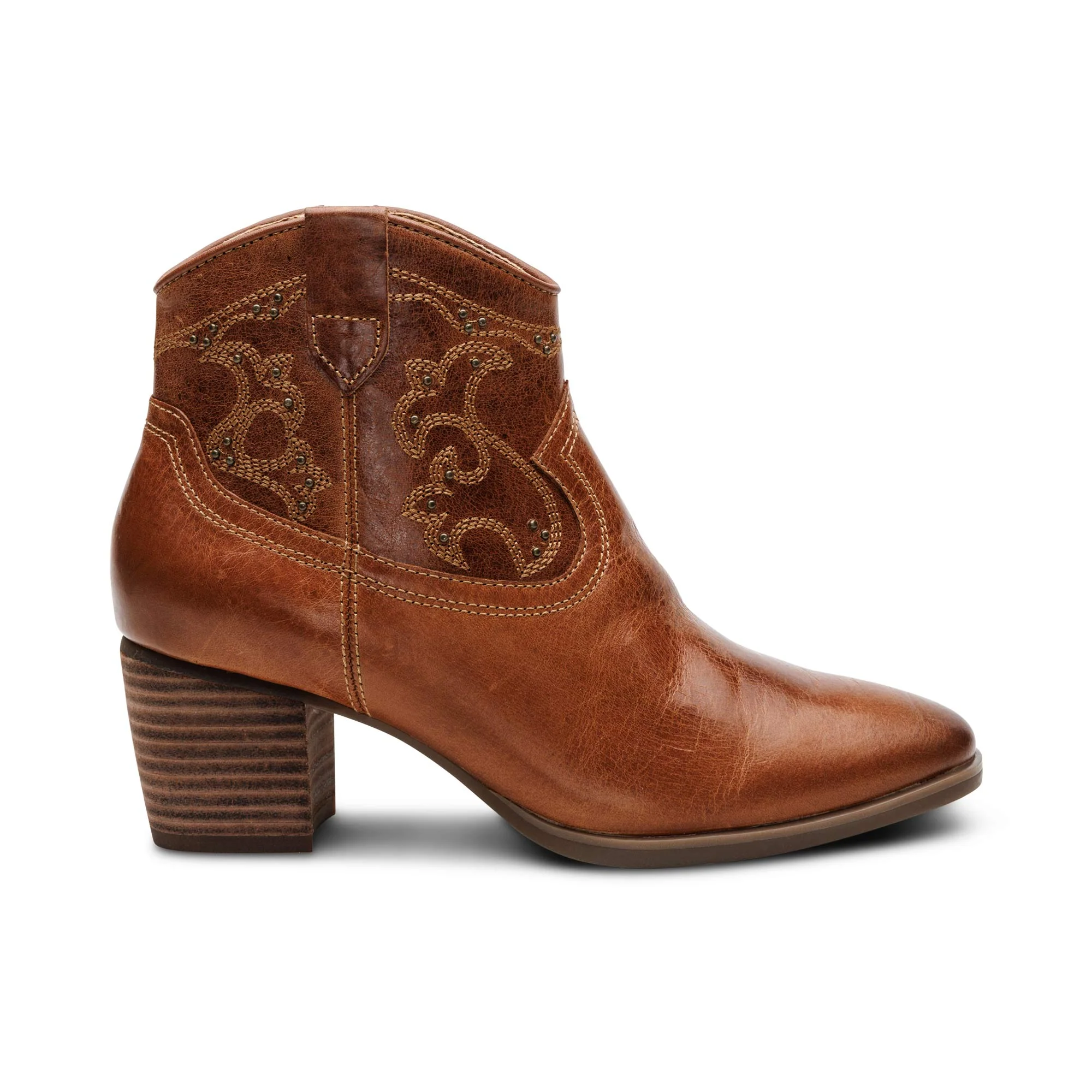 Reagan Ankle Boot - Cognac - Image 2