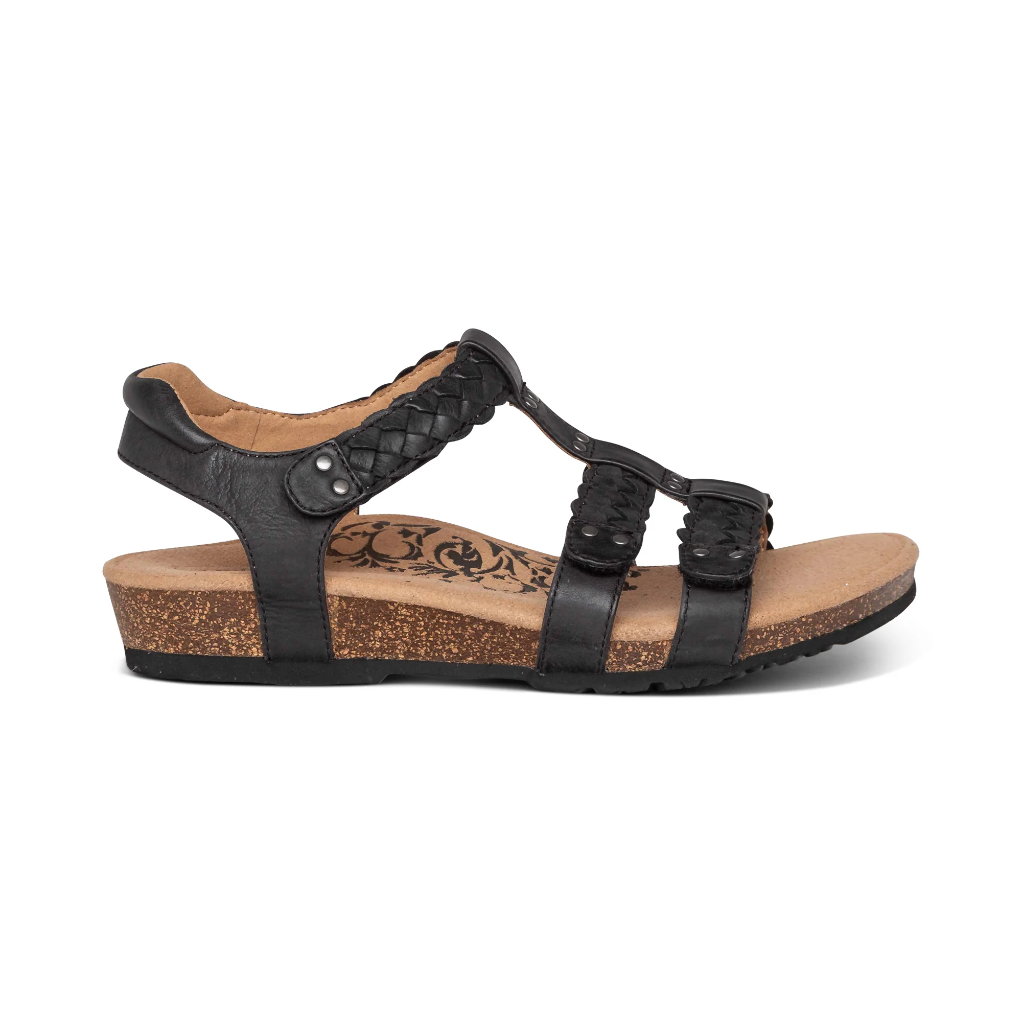Reese Adjustable Gladiator Sandal - Black - Image 2