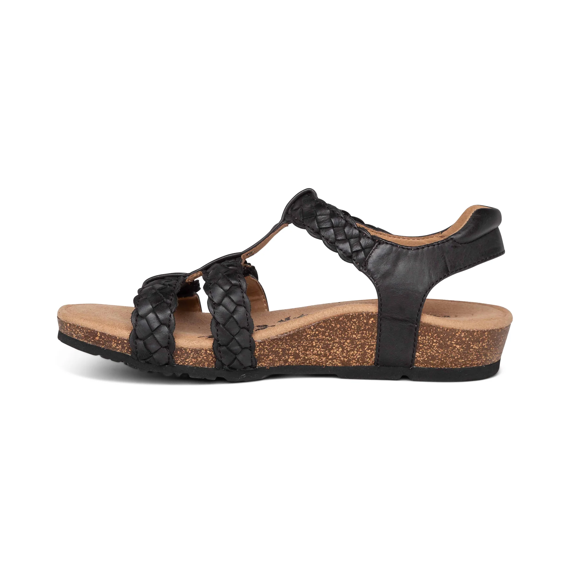 Reese Adjustable Gladiator Sandal - Black - Image 3