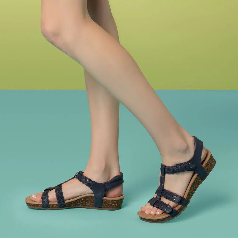 Reese Adjustable Gladiator Sandal - Black - Image 6