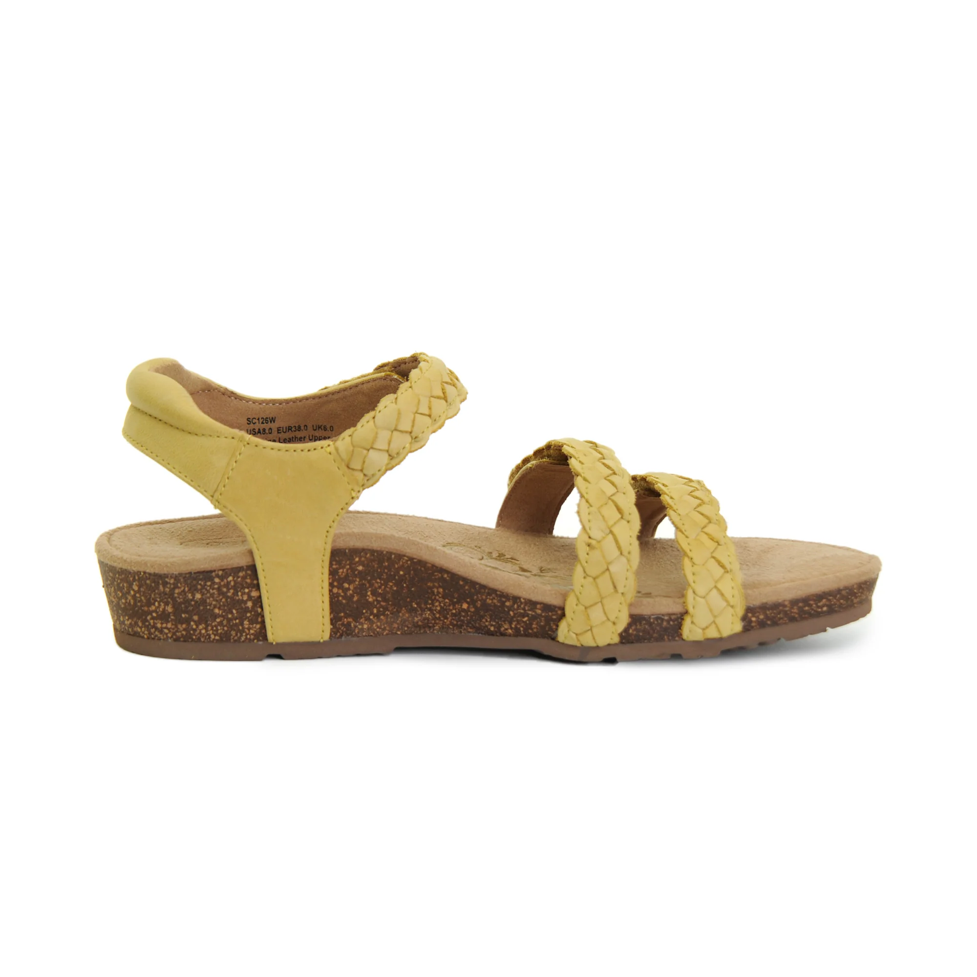 Reese Adjustable Gladiator Sandal - Yellow - Image 2