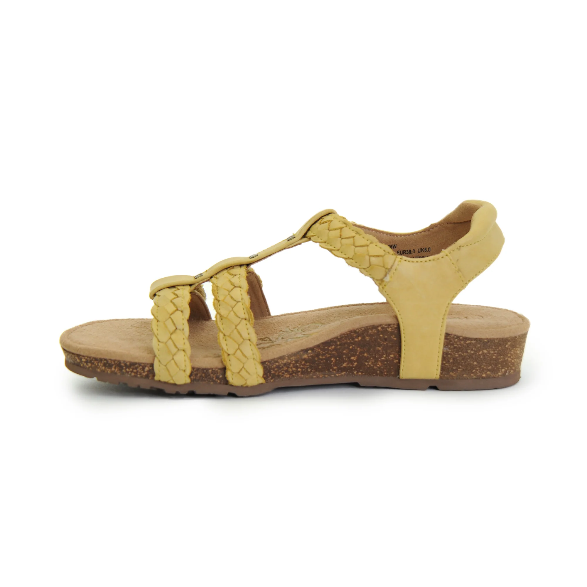 Reese Adjustable Gladiator Sandal - Yellow - Image 6