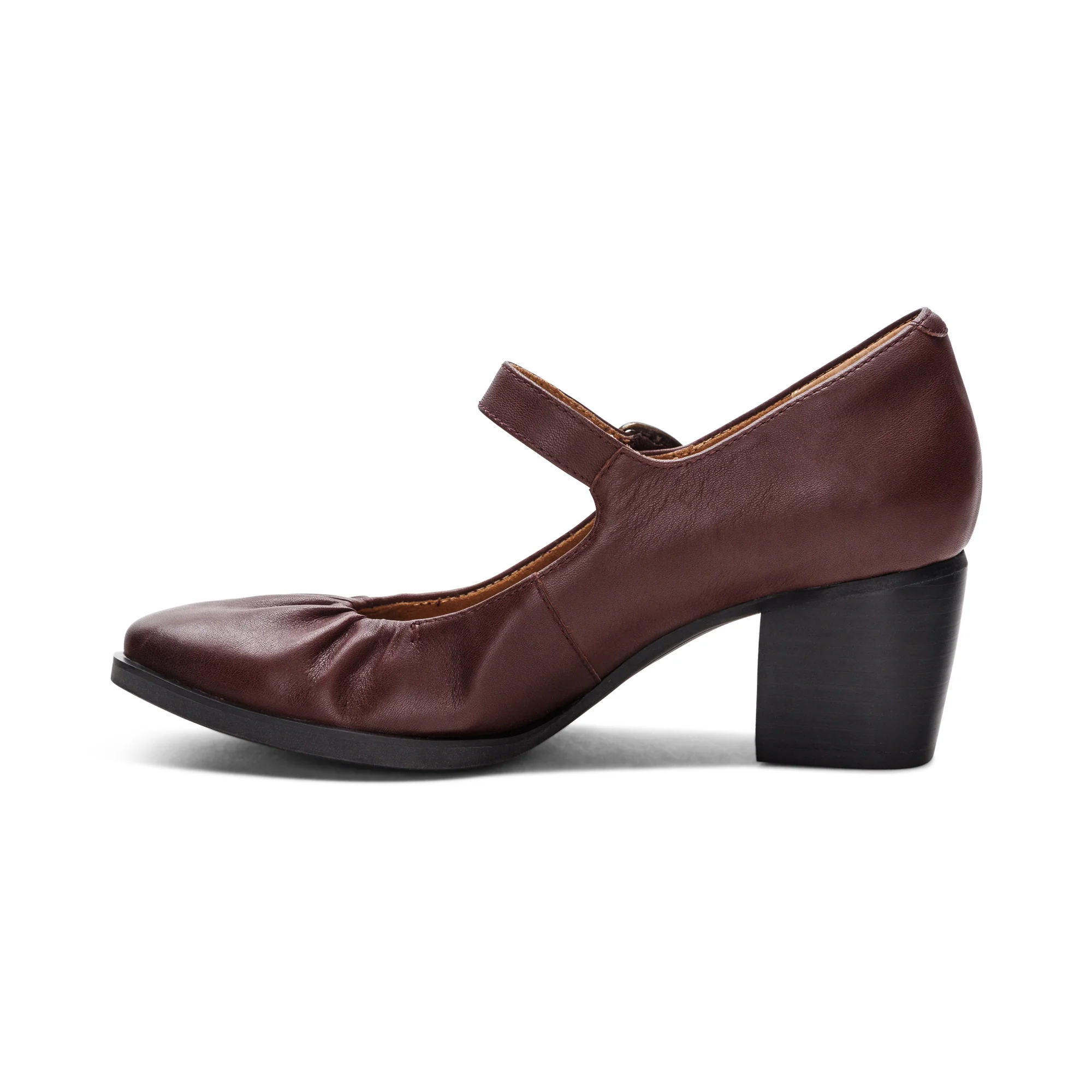 Sara Pump Heels - Burgundy - Image 4