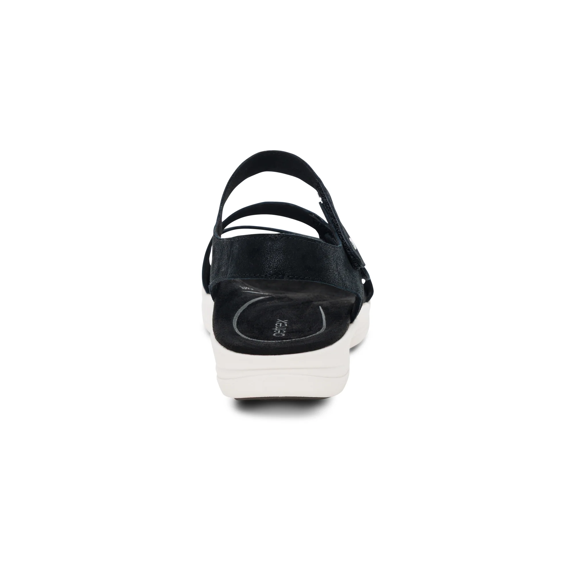 Savannah Adjustable Quarter Strap Sandal - Black - Image 3