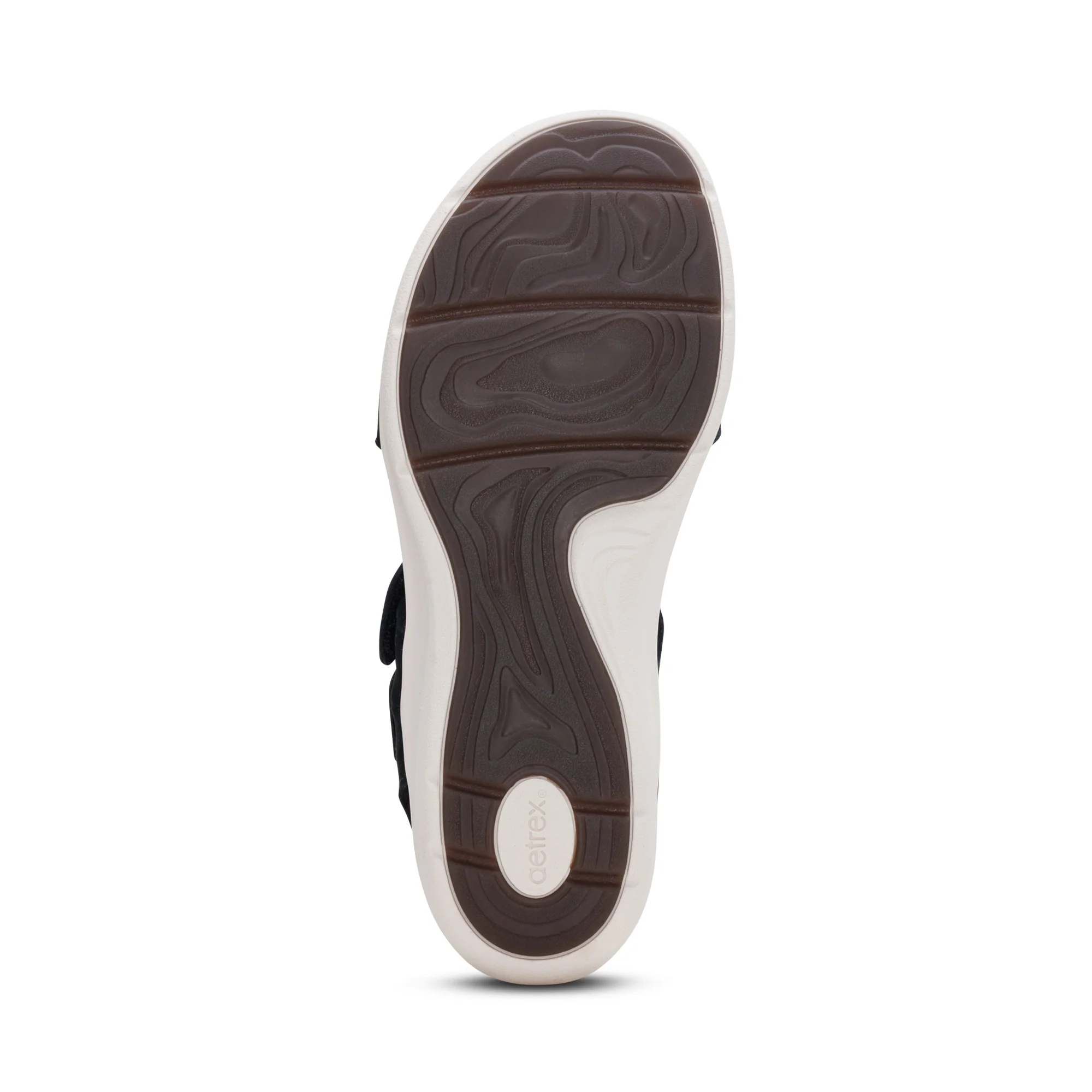 Savannah Adjustable Quarter Strap Sandal - Black - Image 6