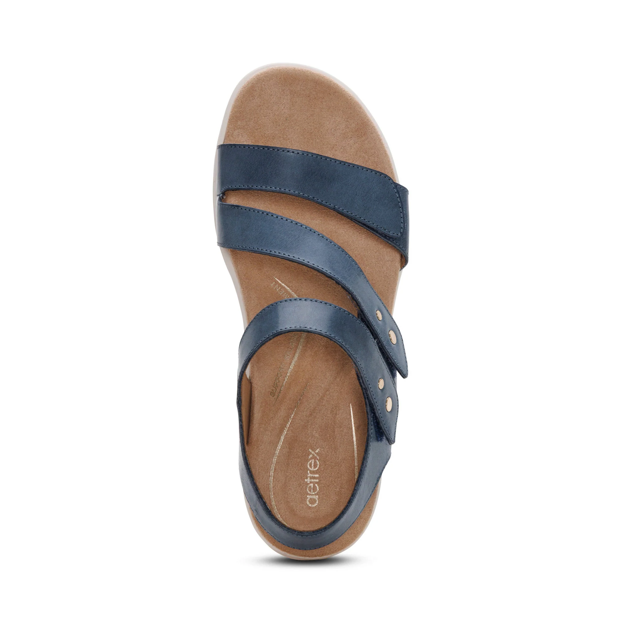 Savannah Adjustable Quarter Strap Sandal - Hazy Blue - Image 5