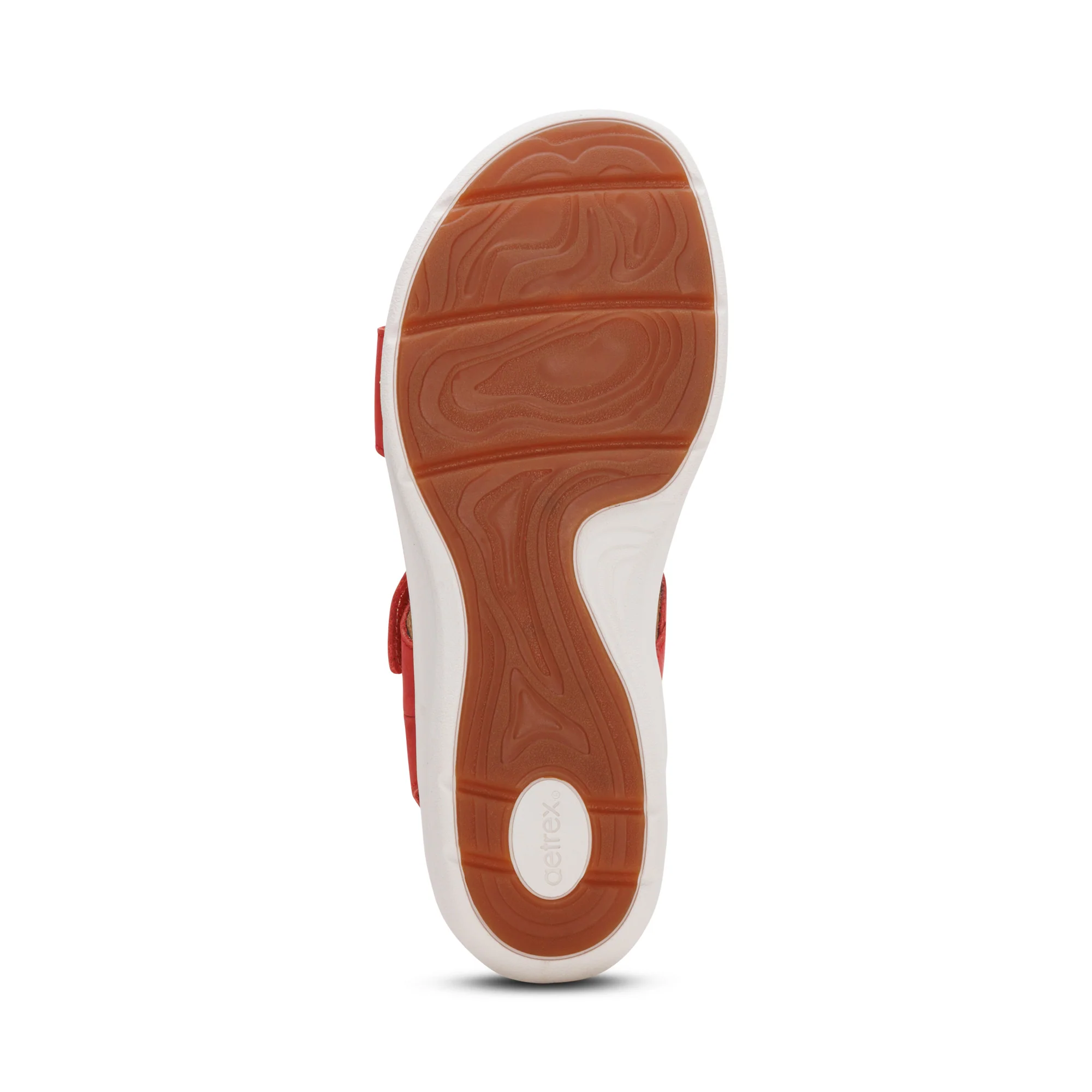 Savannah Adjustable Quarter Strap Sandal - Red - Image 6