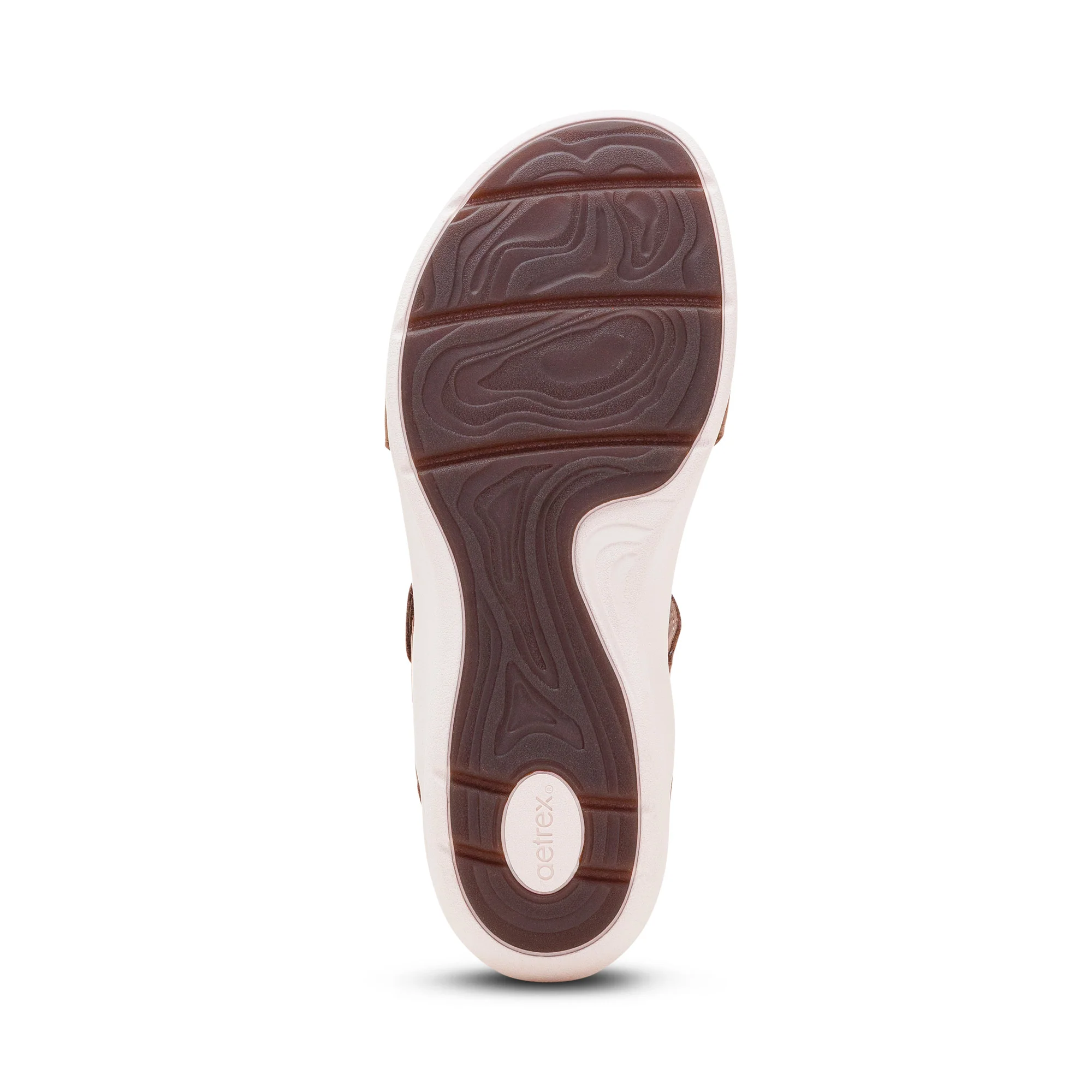 Savannah Adjustable Quarter Strap Sandal - Taupe - Image 6