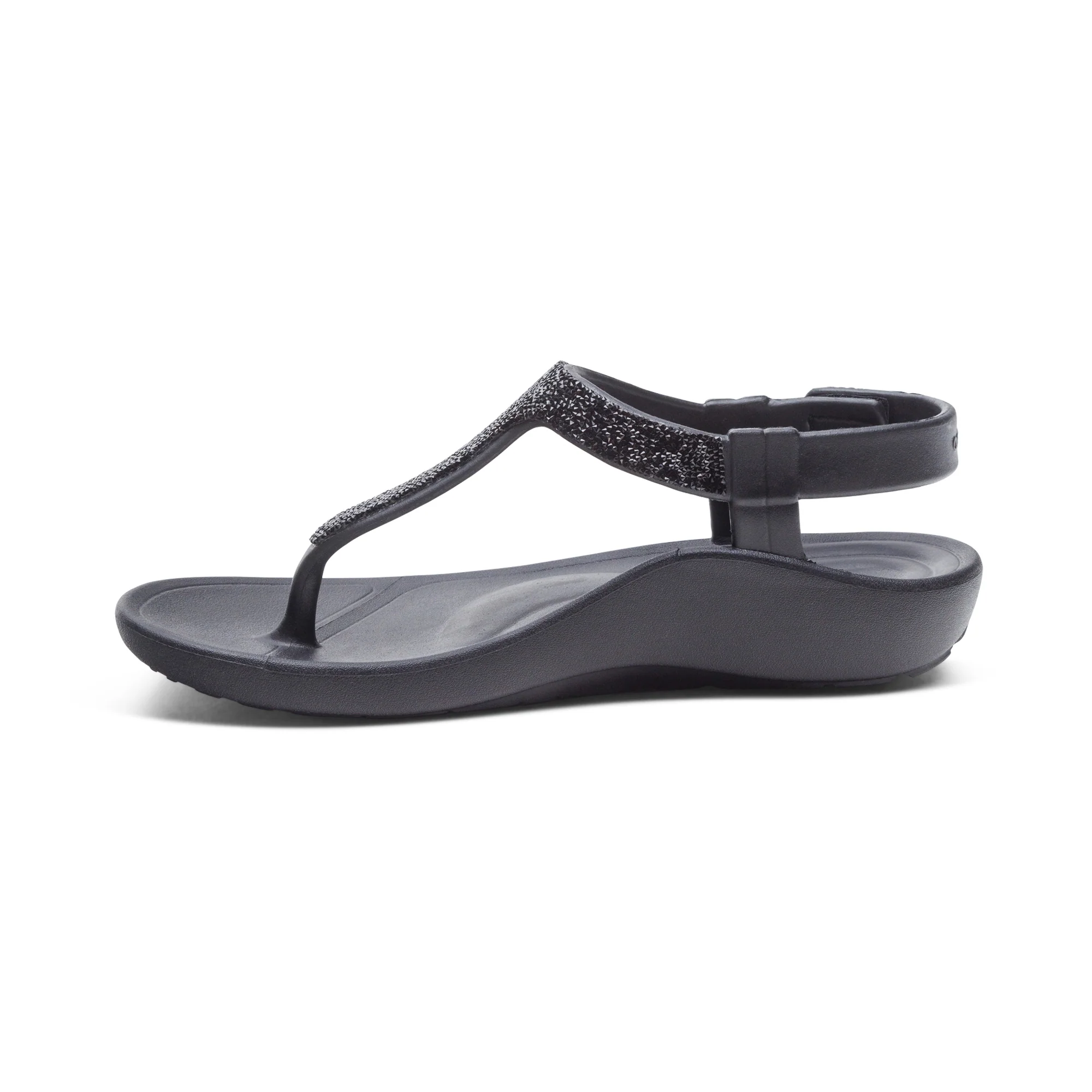 Skyler Thong Sandal - Black Embellished - Image 4