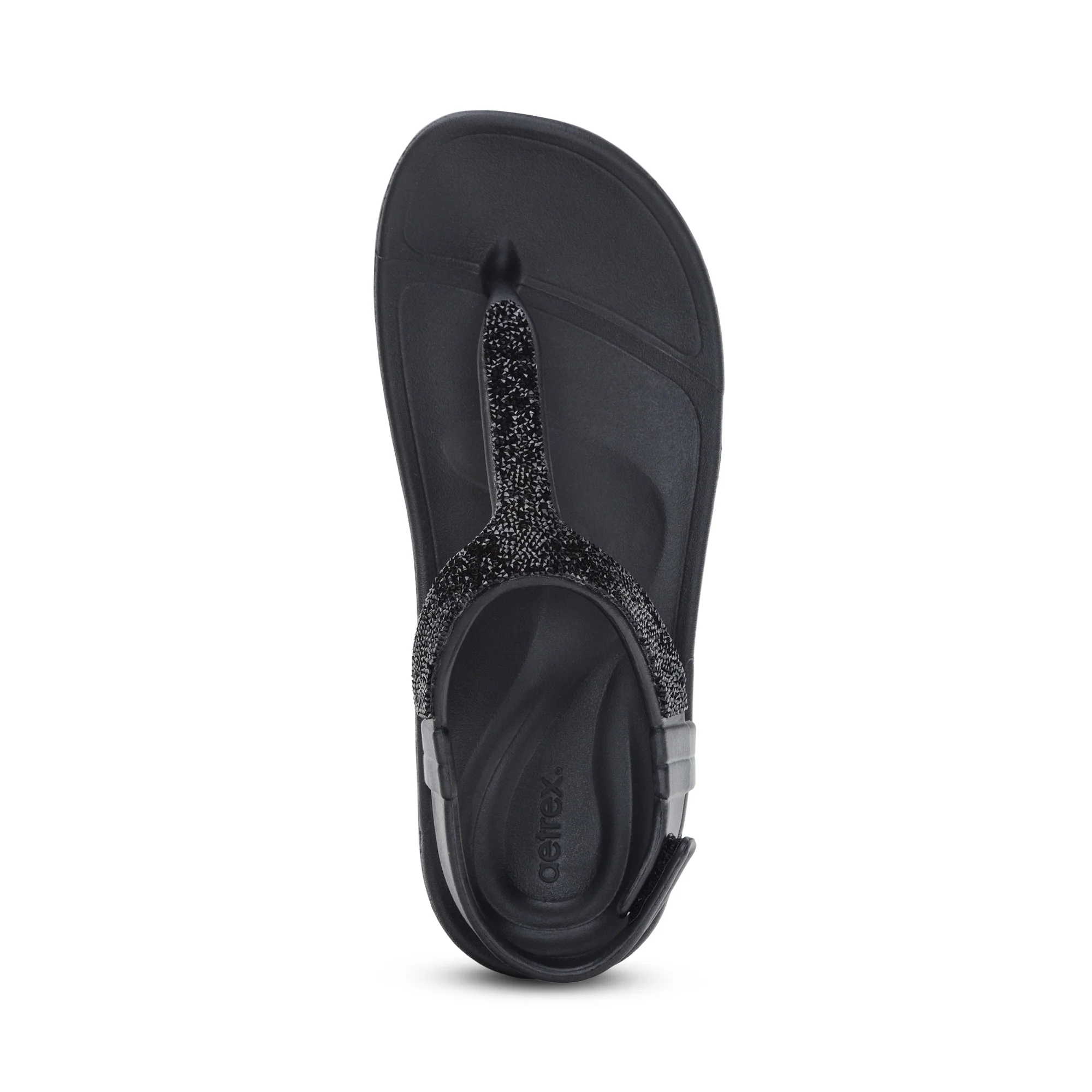 Skyler Thong Sandal - Black Embellished - Image 5