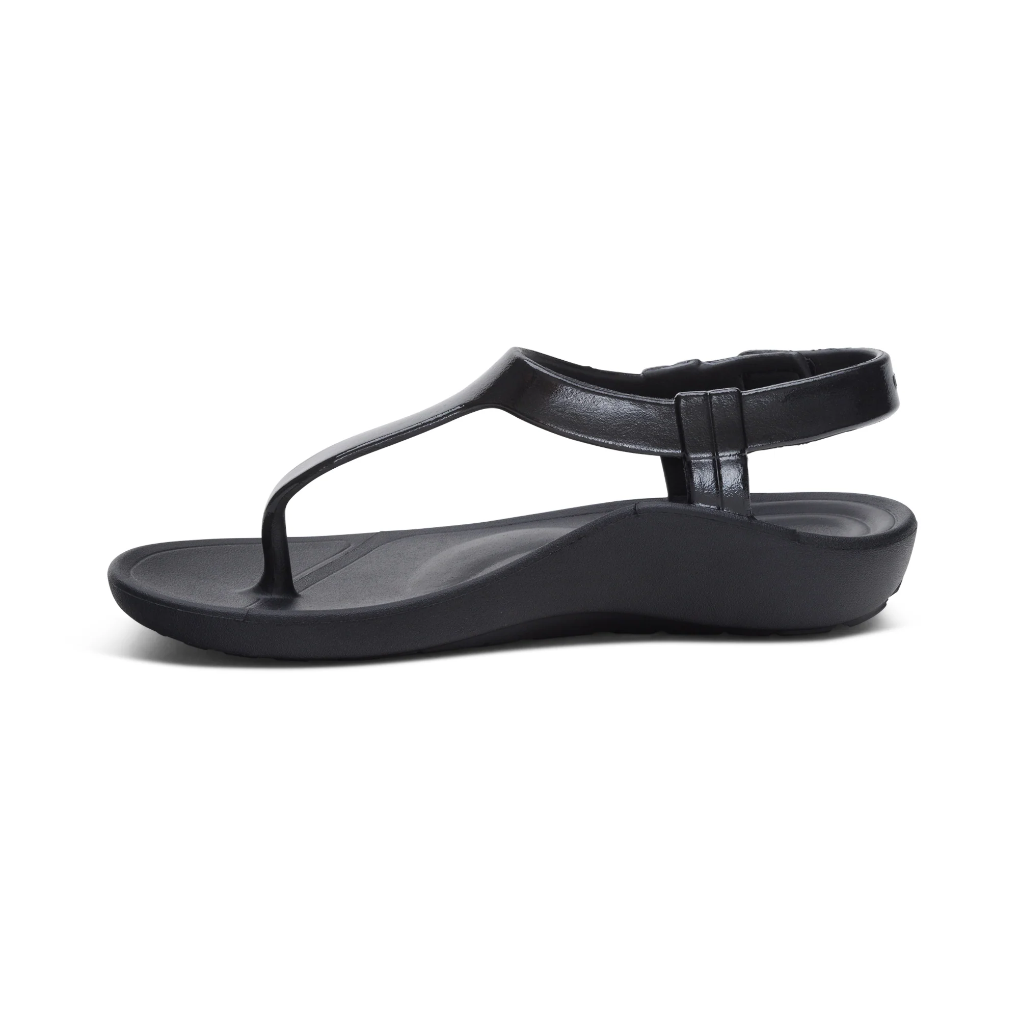 Skyler Thong Sandal - Black - Image 4