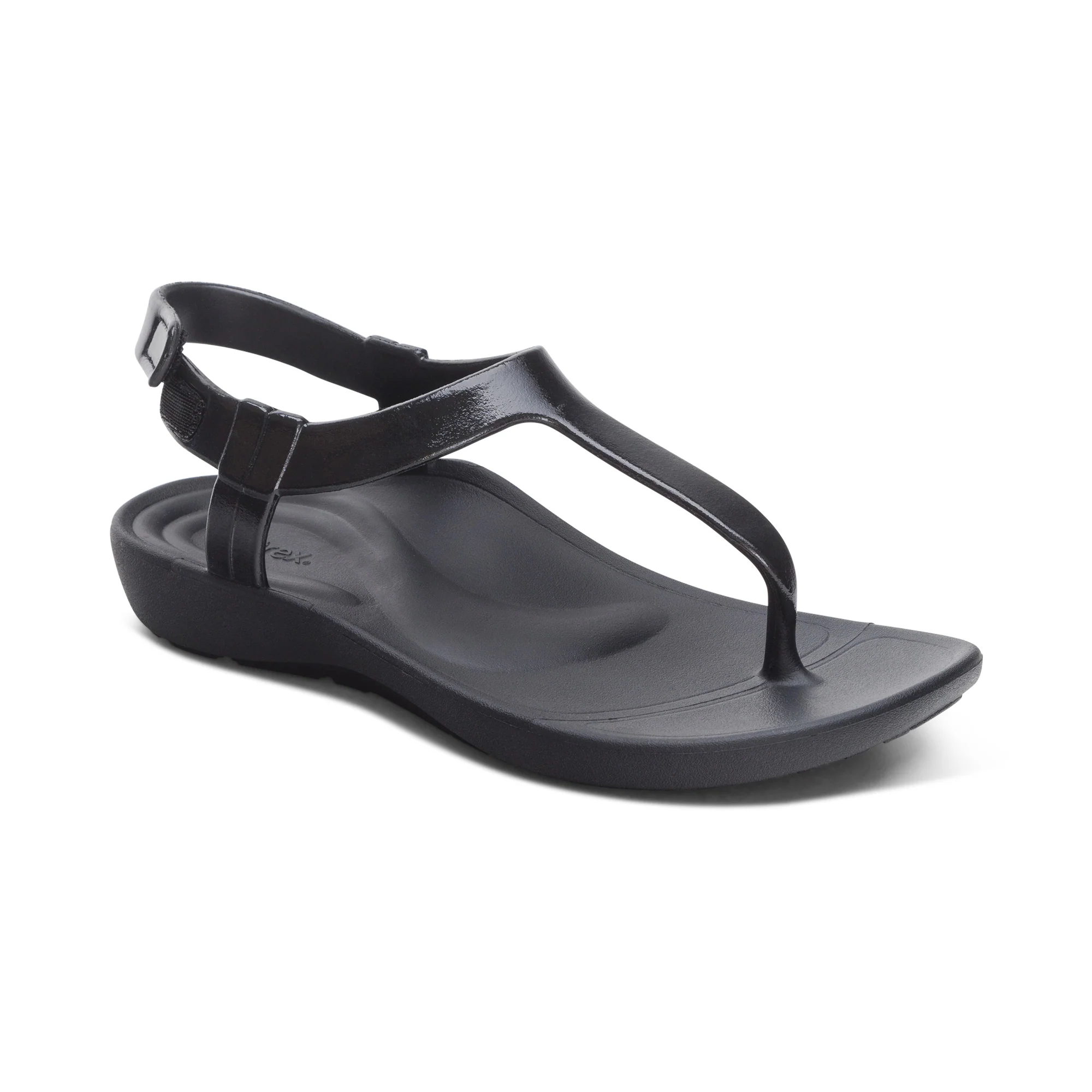 Skyler Thong Sandal - Black - Image 7