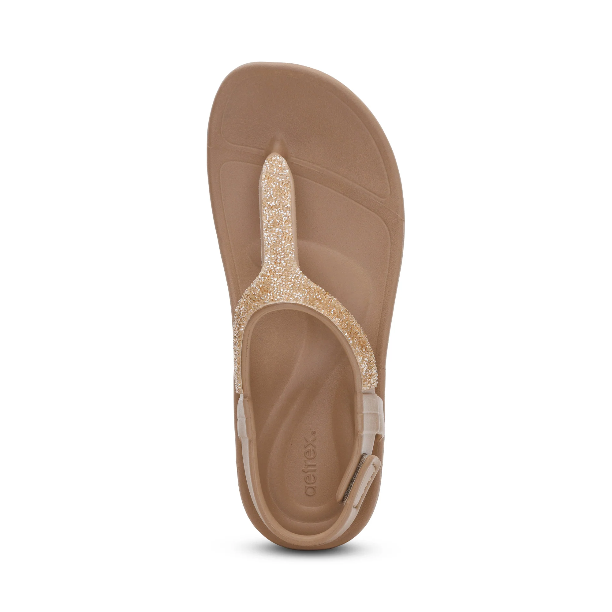 Skyler Thong Sandal - Champagne Embellished - Image 5